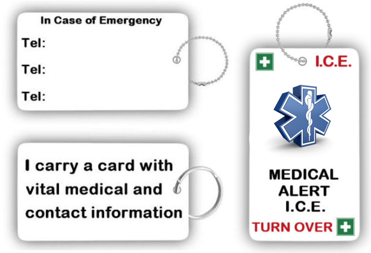 12 x Star of Life Tags