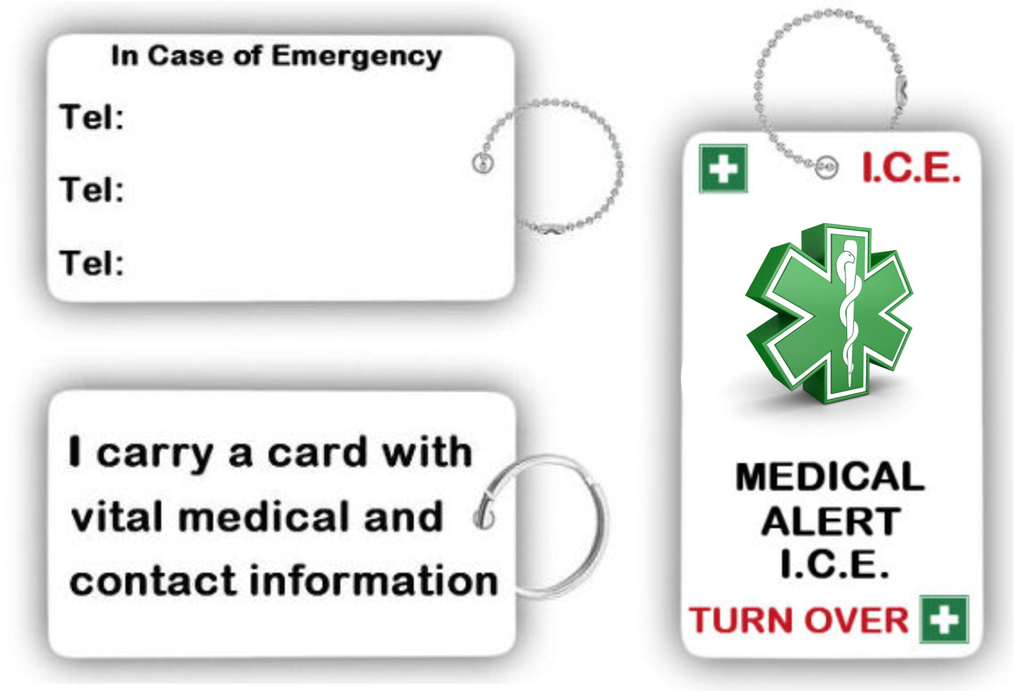 12 x Star of Life Tags