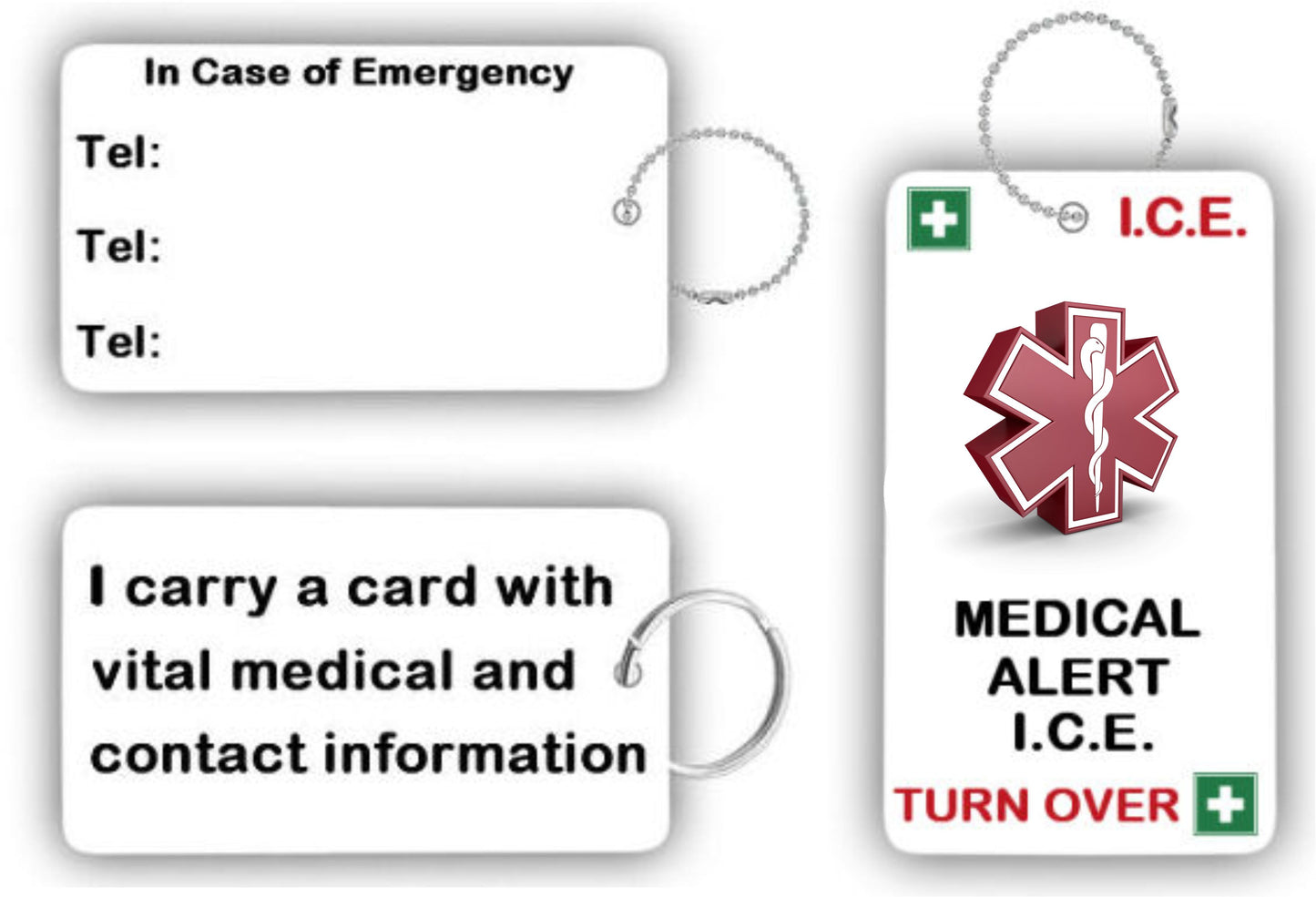 12 x Star of Life Tags